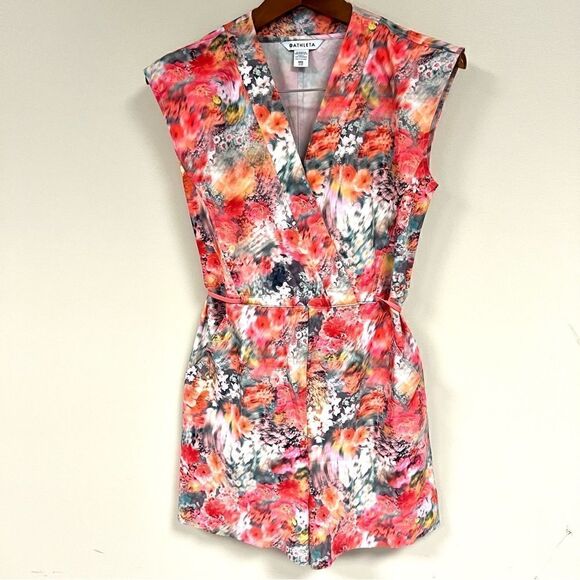 Athleta flowered lightweight floral romper size XXS - Picture 4 of 7